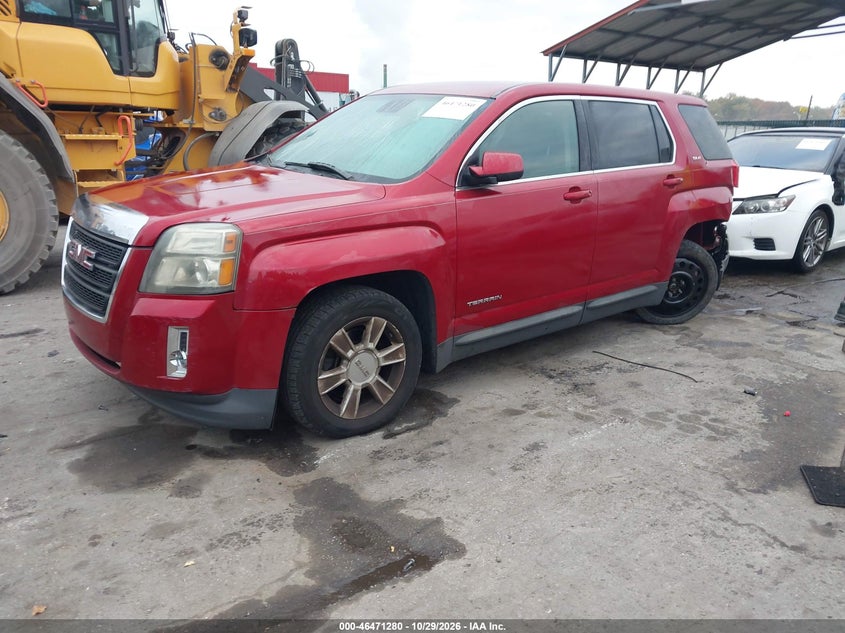 2013 GMC Terrain Sle-1, Left Side, IAAI, VIN 2GKFLREK5D6374346 — photo 2