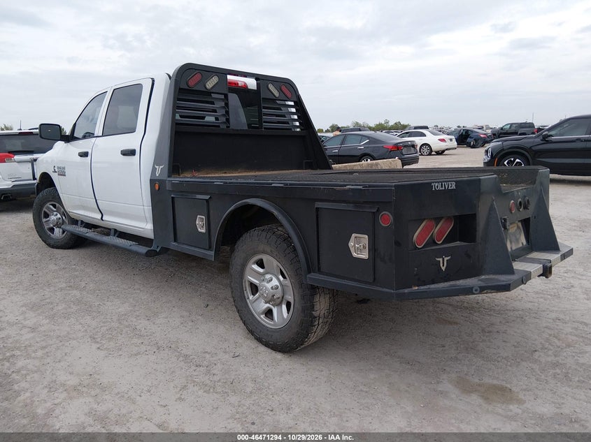 Vin: 3c6ur5hl5jg109397, lot: 46971673, ram 2500 tradesman  4x4 8' box 20183