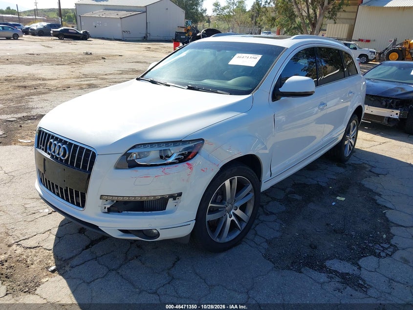 2014 Audi Q7 3.0 Tdi Premium, Left Front, IAAI, VIN WA1VMAFE3ED005853 — photo 2