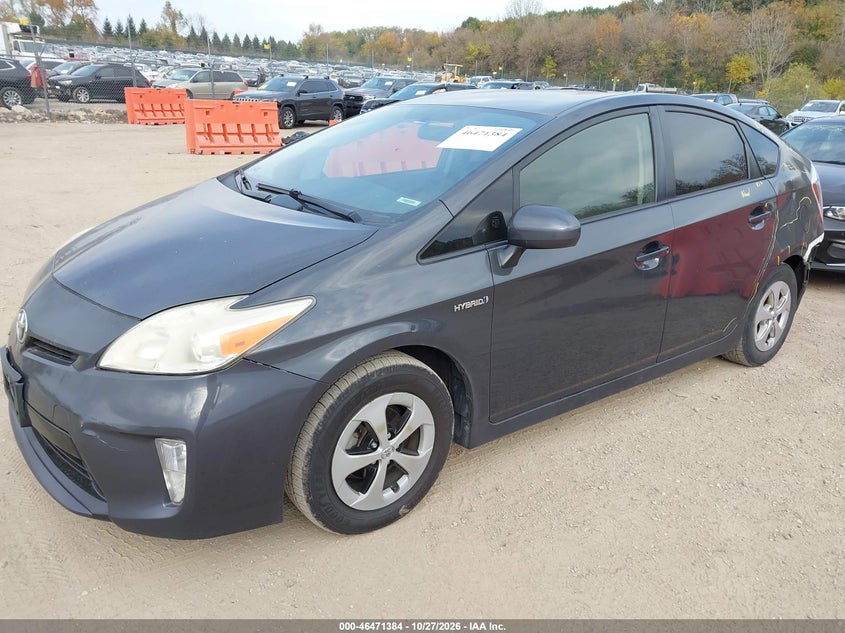 Vin: jtdkn3du5f0407829, lot: 46971763, toyota prius two 20152
