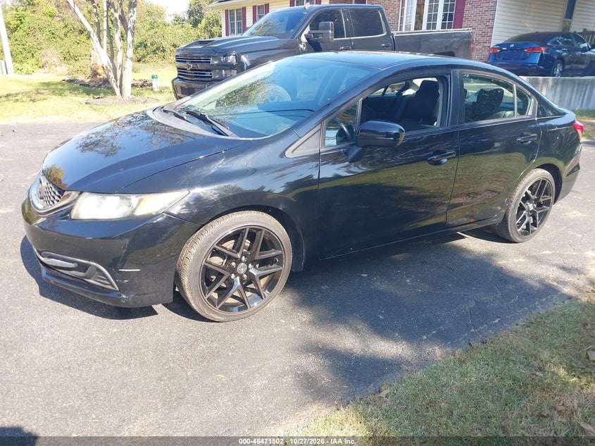 Vin: 19xfb2f58fe289762, lot: 46971881, honda civic lx 20152