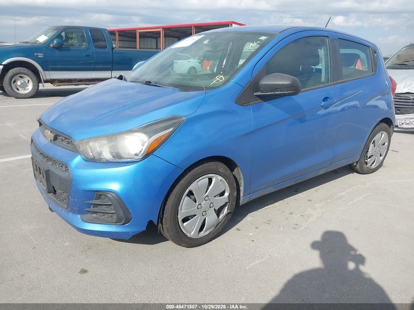 Vin: kl8cb6sa8hc731973, lot: 46971886, chevrolet spark ls cvt 20172