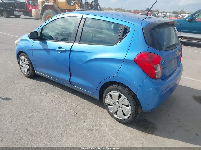 Vin: kl8cb6sa8hc731973, lot: 46971886, chevrolet spark ls cvt 20173