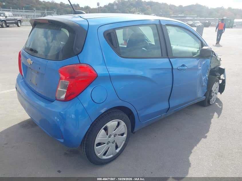 Vin: kl8cb6sa8hc731973, lot: 46971886, chevrolet spark ls cvt 20174