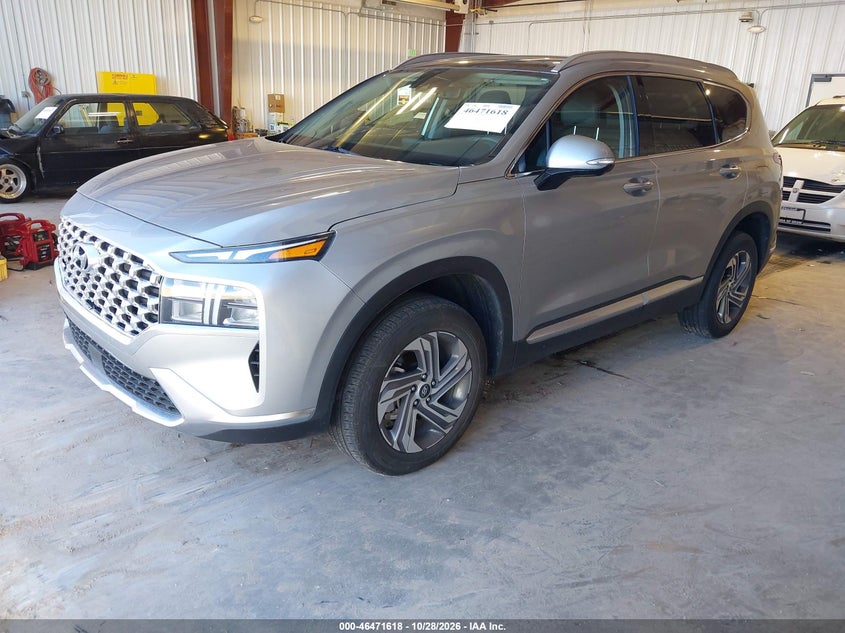 2023 Hyundai Santa Fe Sel, Rear, IAAI, VIN 5NMS3DAJXPH653749 — photo 2