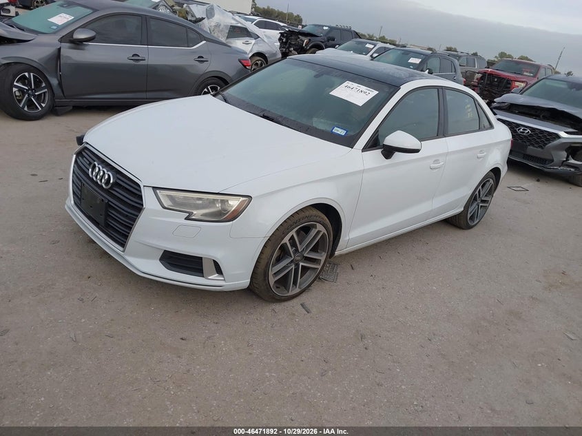 2017 Audi A3 2.0T Premium, Right Side, IAAI, VIN WAUB8GFFXH1028705 — photo 2