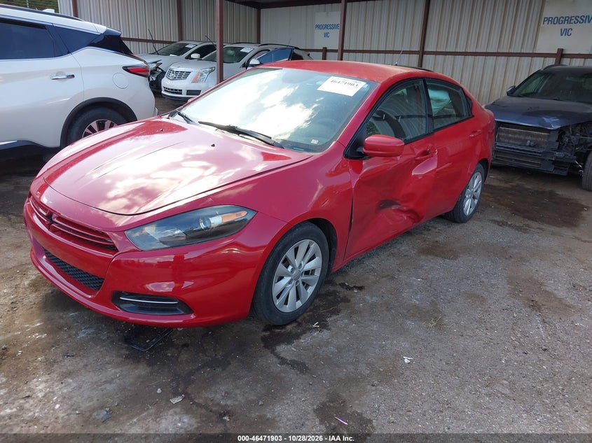 Vin: 1c3cdfbb5ed747164, lot: 46972283, dodge dart sxt 20142