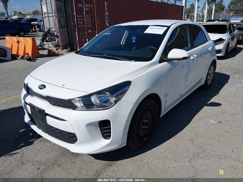 Vin: 3kpa25ab3je048645, lot: 46972298, kia rio s 20182