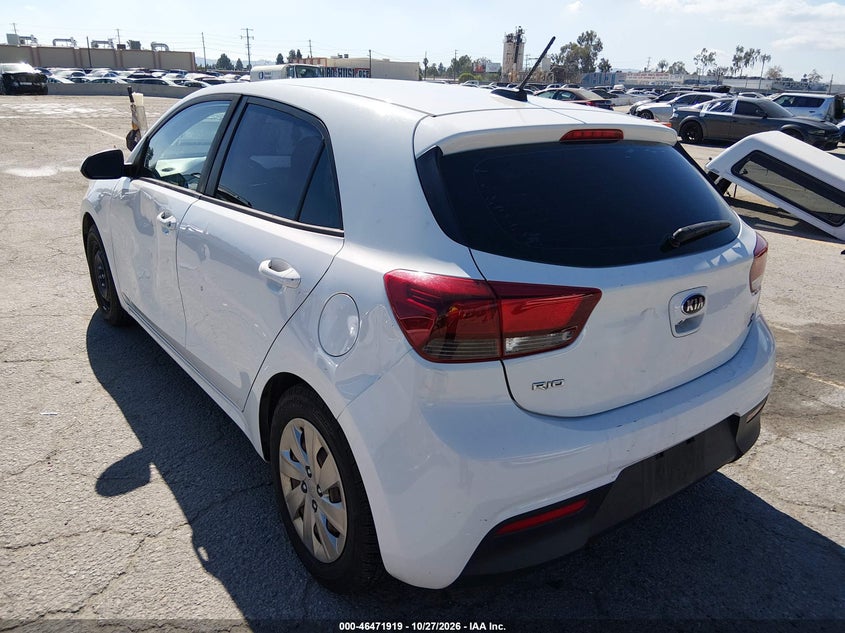 Vin: 3kpa25ab3je048645, lot: 46972298, kia rio s 20183