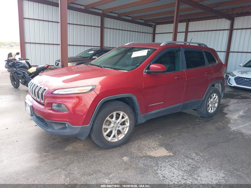 2014 Jeep Cherokee Latitude, Обычный износ, IAAI, VIN 1C4PJMCB6EW315485 — фото 2