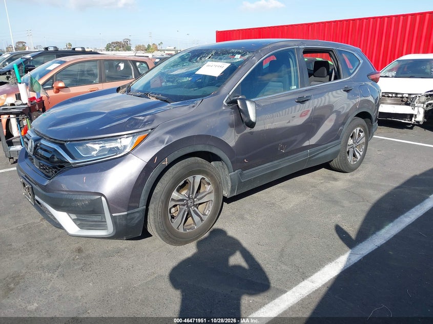Vin: 7farw1h27me008173, lot: 46972329, honda cr-v 2wd lx 20212