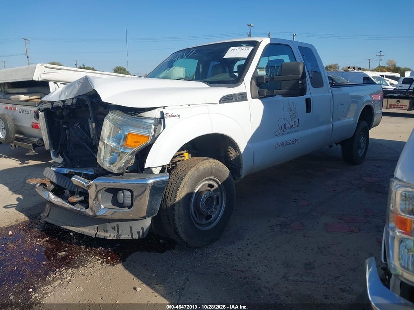 2013 Ford F-250 Xl, Front End, IAAI, VIN 1FT7X2B66DEA75785 — photo 2