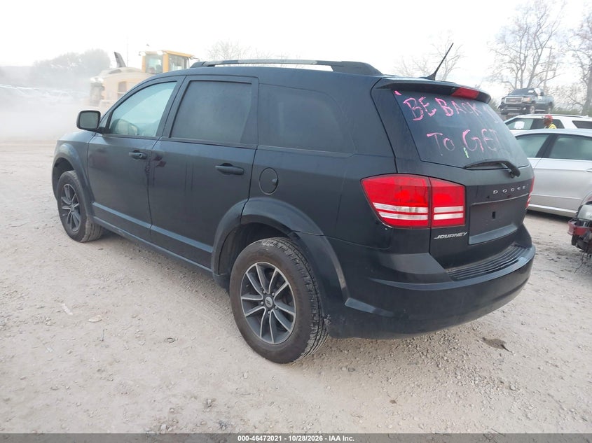 Vin: 3c4pdcabxjt319382, lot: 46972400, dodge journey se 20183