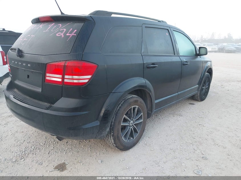 Vin: 3c4pdcabxjt319382, lot: 46972400, dodge journey se 20184