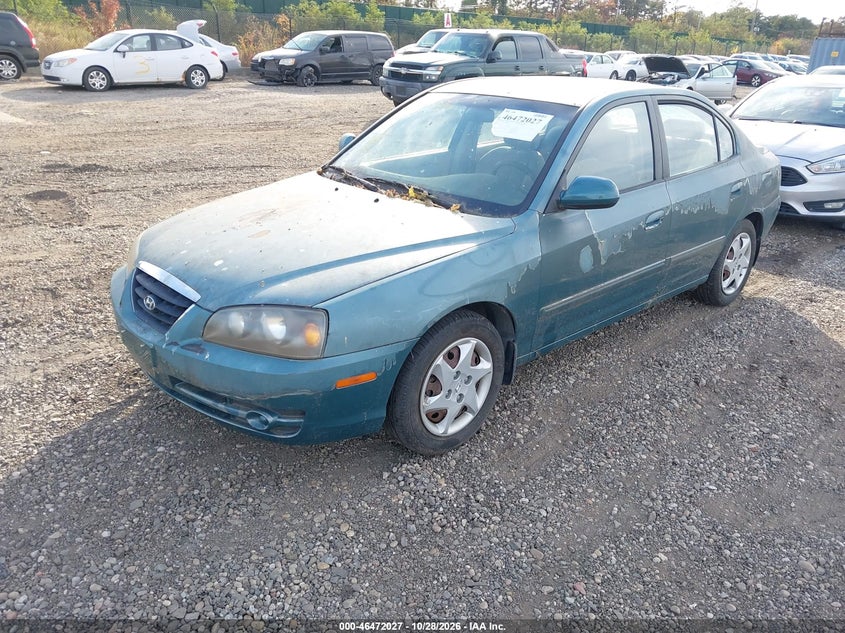 2006 Hyundai Elantra Gls/Limited, All Over, IAAI, VIN KMHDN46D06U346275 — photo 2