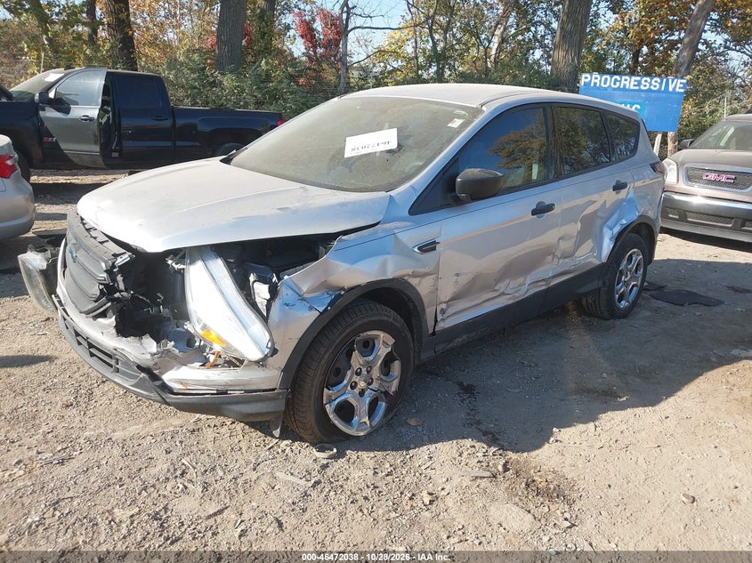2017 Ford Escape S, Left & Right Side, IAAI, VIN 1FMCU0F74HUE04750 — photo 2