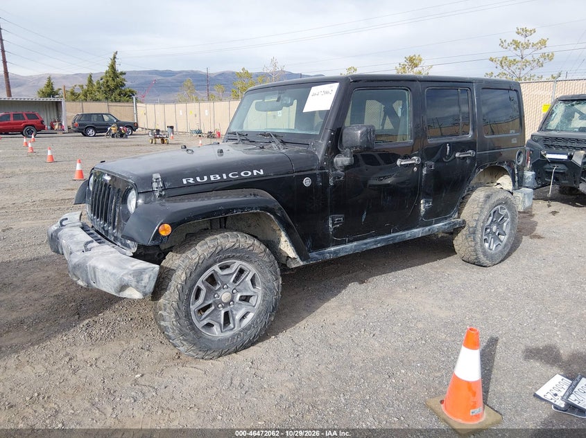 2018 Jeep Wrangler Jk Unlimited Rubicon 4X4, Неизвестно, IAAI, VIN 1C4BJWFG8JL907401 — фото 2