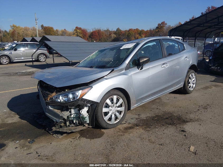 2018 Subaru Impreza 2.0I, Front End, IAAI, VIN 4S3GKAA69J3612182 — photo 2