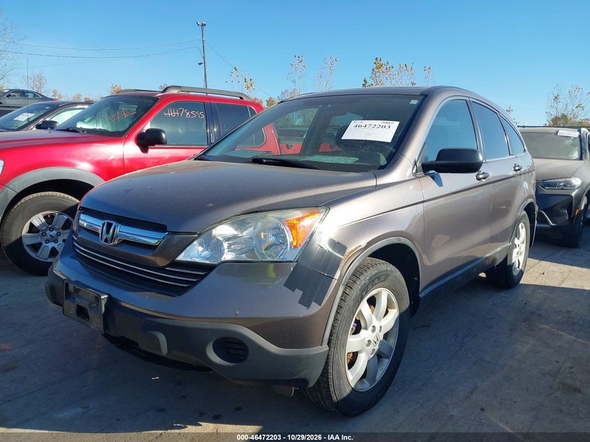 2009 Honda Cr-V Ex, Обычный износ, IAAI, VIN 5J6RE38519L006325 — фото 2
