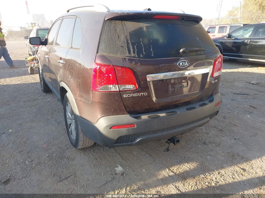 Vin: 5xykuda20bg095581, lot: 46972591, kia sorento ex v6 20113