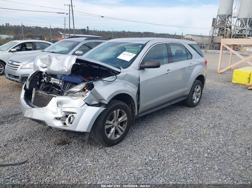 Vin: 2gnfleek8f6182658, lot: 46972632, chevrolet equinox ls 20152