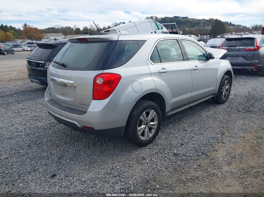 Vin: 2gnfleek8f6182658, lot: 46972632, chevrolet equinox ls 20154