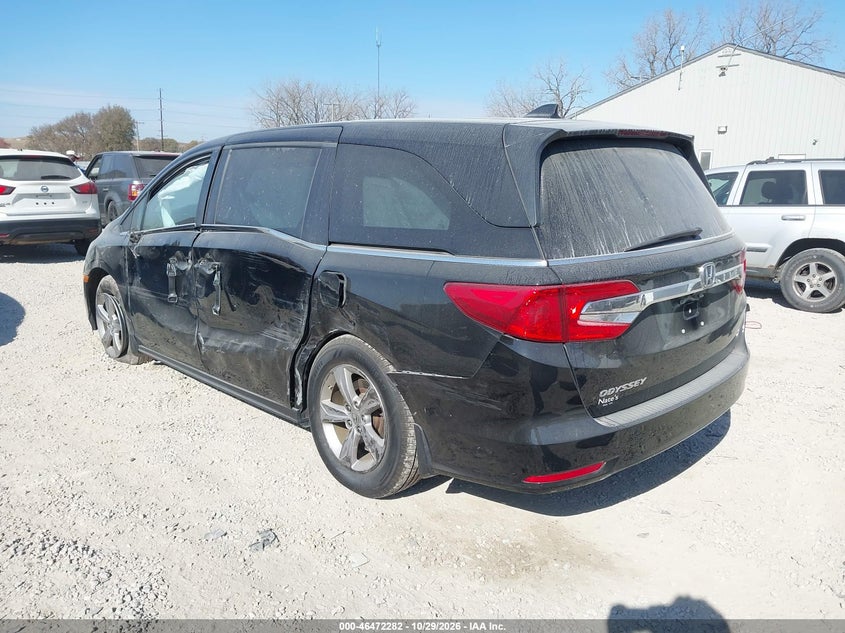 Vin: 5fnrl6h70kb000913, lot: 46972661, honda odyssey ex-l 20193