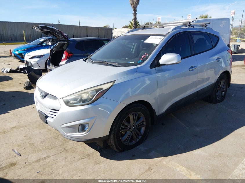 Vin: km8ju3ag0fu014886, lot: 46972728, hyundai tucson se 20152