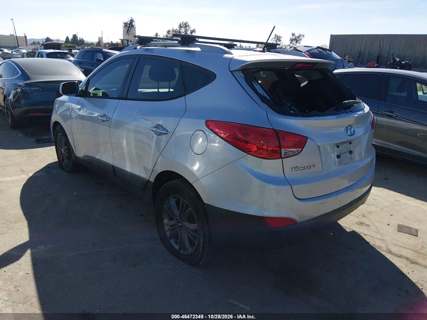 Vin: km8ju3ag0fu014886, lot: 46972728, hyundai tucson se 20153