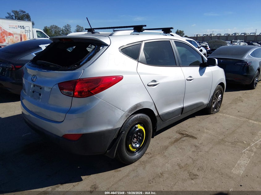 Vin: km8ju3ag0fu014886, lot: 46972728, hyundai tucson se 20154