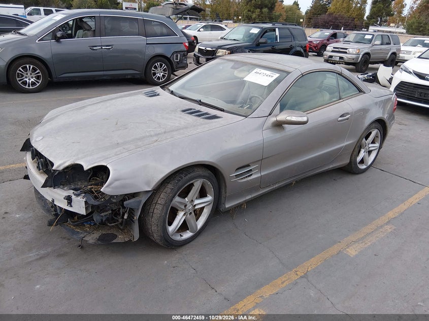 2005 Mercedes-Benz Sl 500, Normal Wear & Tear, IAAI, VIN WDBSK75F65F087334 — photo 2