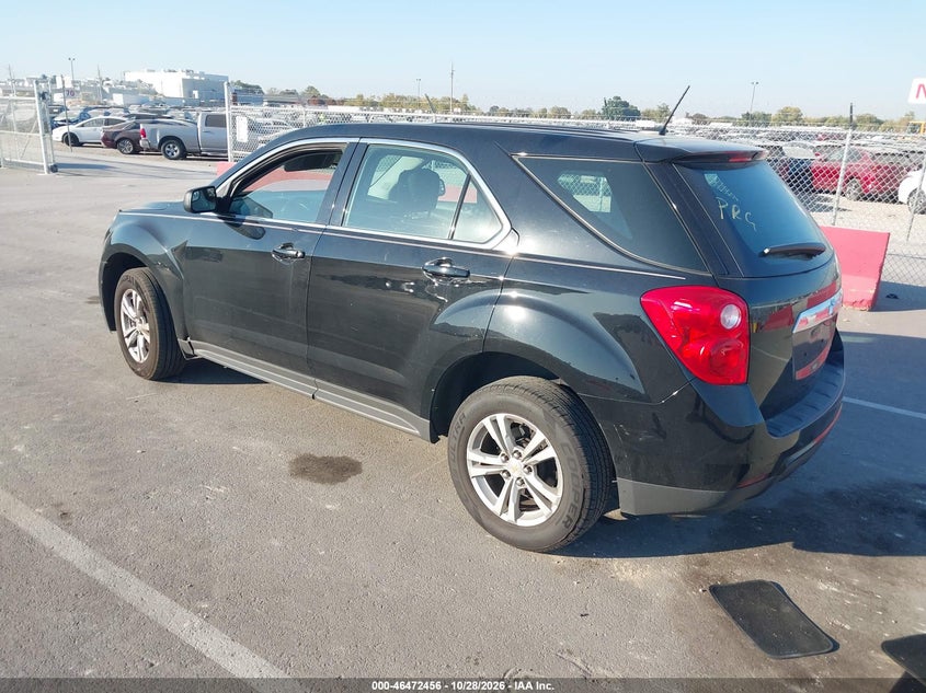 Vin: 2gnalbek9d6365203, lot: 46972838, chevrolet equinox ls 20133