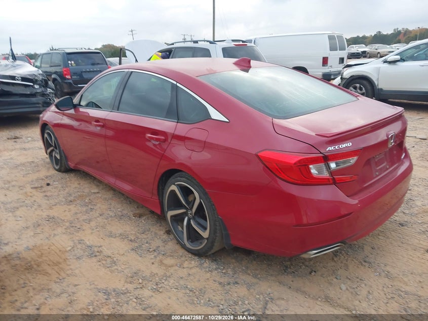 Vin: 1hgcv1f38ja182372, lot: 46972966, honda accord sport 20183