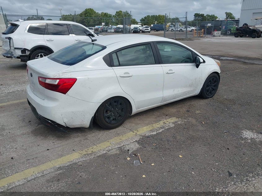 Vin: knadm4a38e6413081, lot: 46972992, kia rio lx 20144