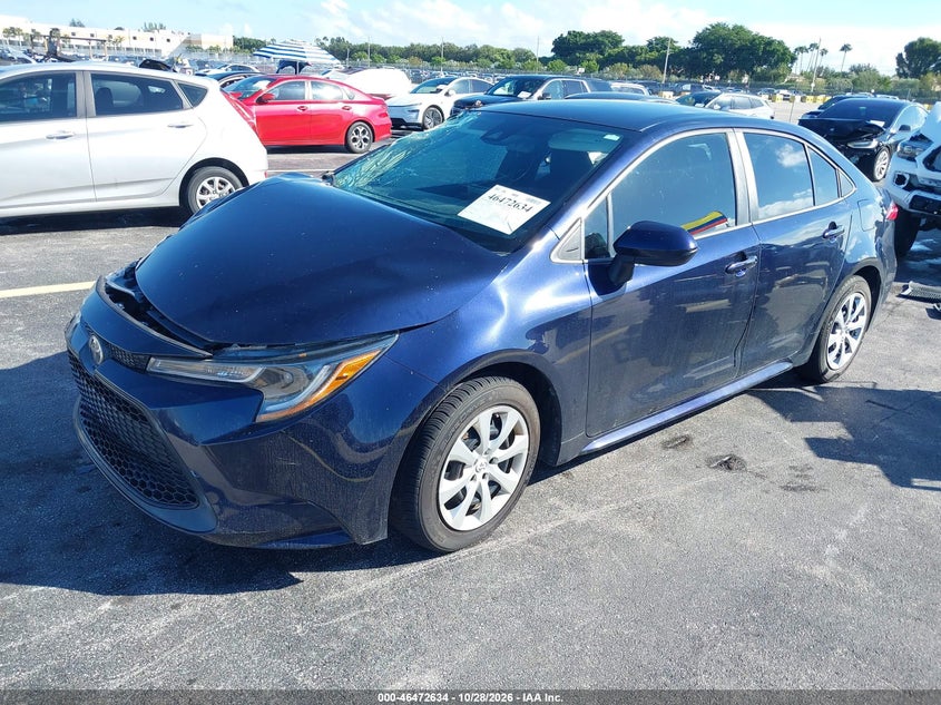 Vin: 5yfeprae3lp099553, lot: 46973013, toyota corolla le 20202