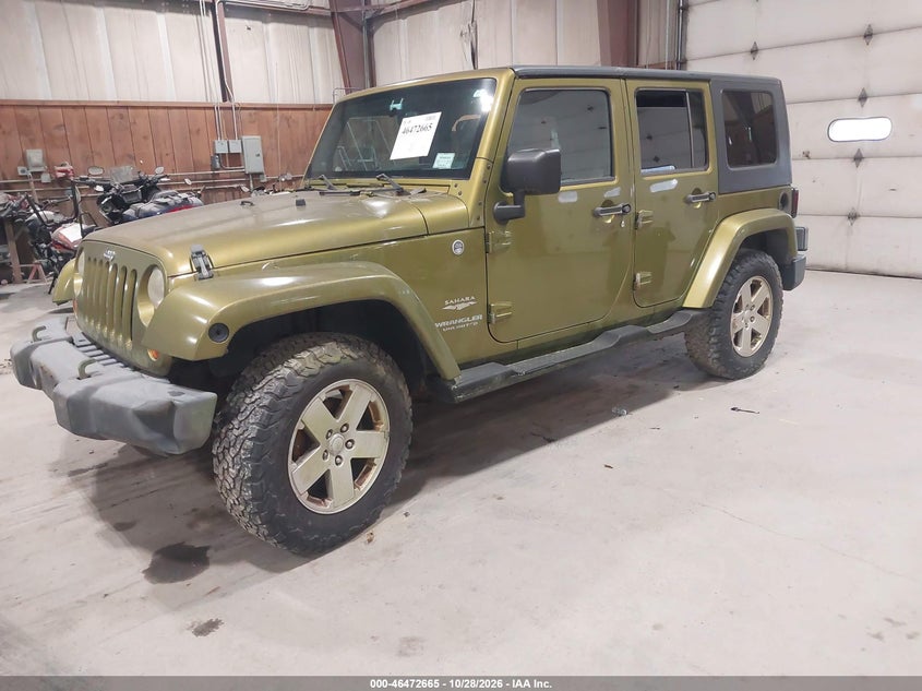 2007 Jeep Wrangler Unlimited Sahara, Normal Wear & Tear, IAAI, VIN 1J4GA59157L154243 — photo 2