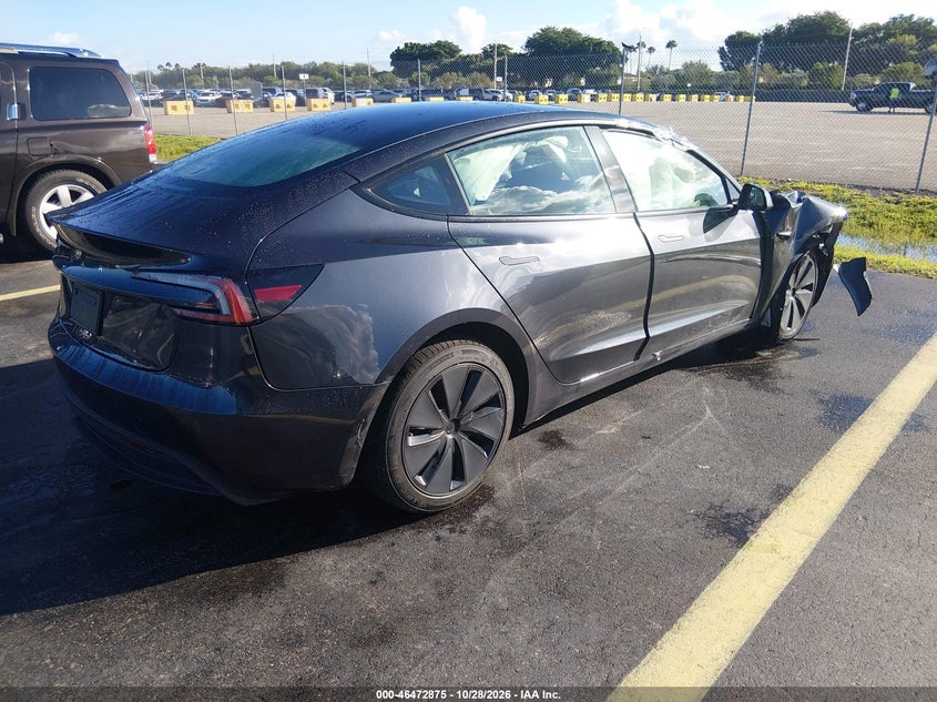 Vin: 5yj3e1ea5sf984062, lot: 46973253, tesla model 3 long range rear-wheel drive/standard rear-wheel drive 20254