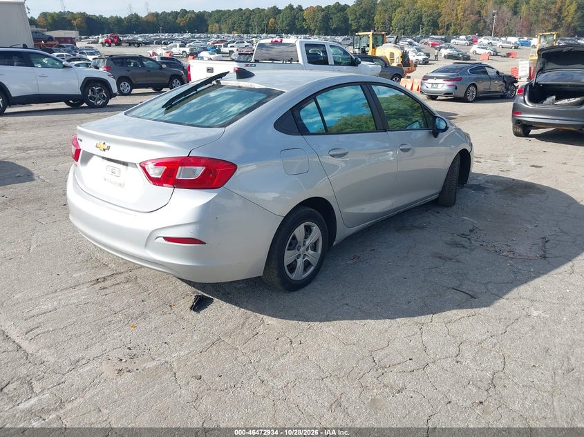 Vin: 1g1bc5sm9g7307111, lot: 46973313, chevrolet cruze ls auto 20164