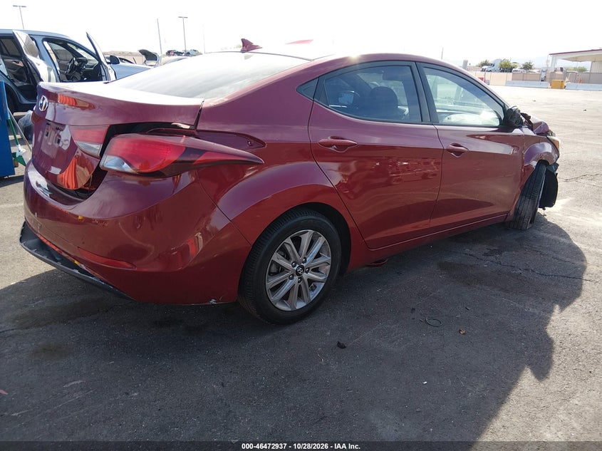 Vin: 5npdh4ae0fh599831, lot: 46973316, hyundai elantra se 20154