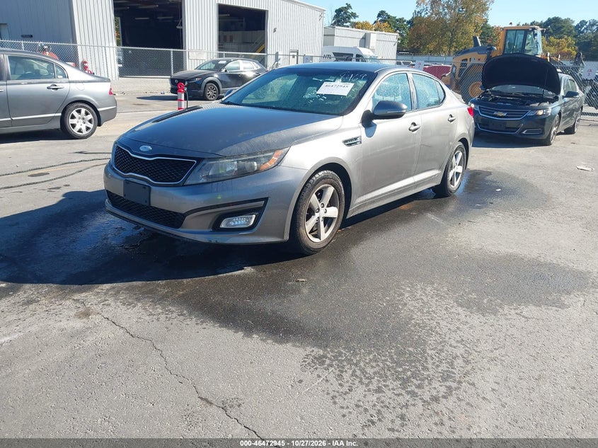 Vin: 5xxgm4a74eg288469, lot: 46973324, kia optima lx 20142