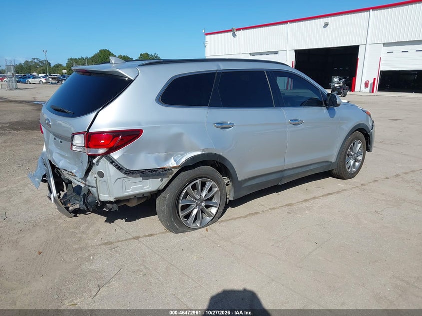Vin: km8smdhf0hu217402, lot: 46973340, hyundai santa fe se 20174