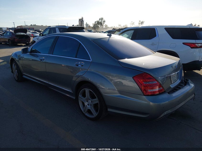 Vin: wddng7bb7ba396925, lot: 46973360, mercedes-benz s 550 20113