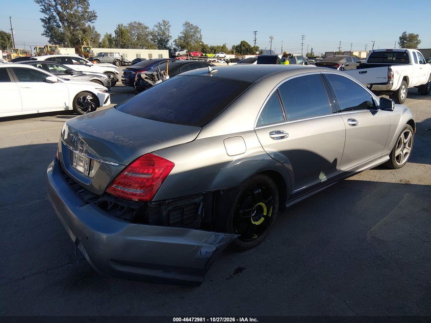 Vin: wddng7bb7ba396925, lot: 46973360, mercedes-benz s 550 20114