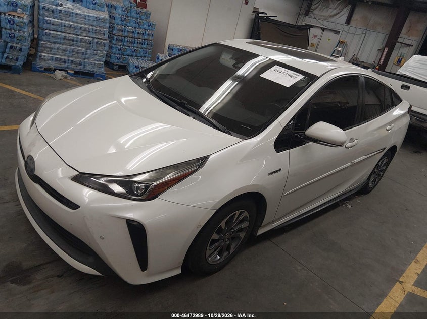 Vin: jtdkarfu5k3086329, lot: 46973368, toyota prius xle 20192