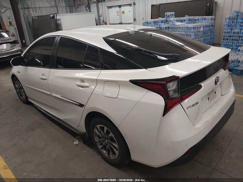 Vin: jtdkarfu5k3086329, lot: 46973368, toyota prius xle 20193