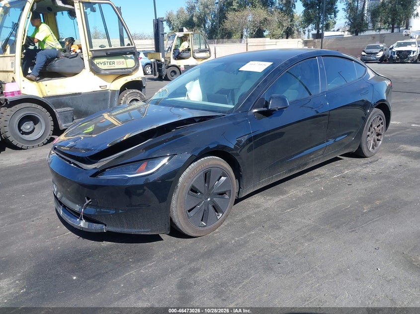 Vin: 5yj3e1eb4rf755584, lot: 46973405, tesla model 3 long range dual motor all-wheel drive 20242