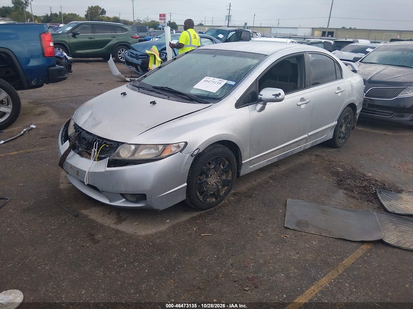 Vin: 2hgfa1f50ah548871, lot: 46973514, honda civic lx 20102