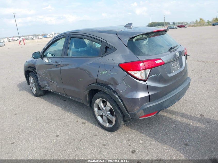 Vin: 3czru6h38kg709491, lot: 46973625, honda hr-v lx 20193