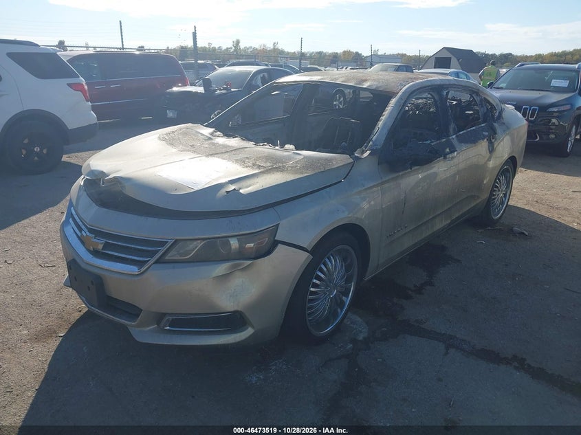Vin: 2g1125s38e9199601, lot: 46973898, chevrolet impala 2lt 20142