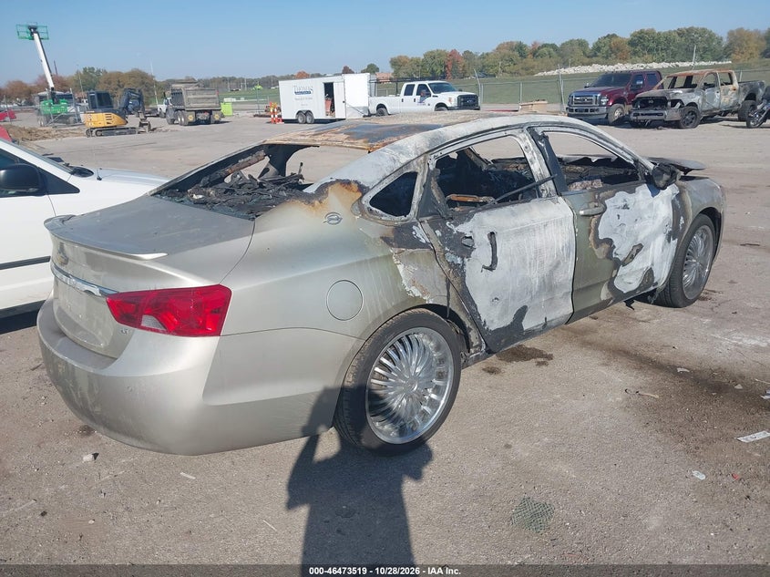 Vin: 2g1125s38e9199601, lot: 46973898, chevrolet impala 2lt 20144